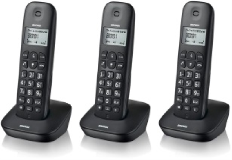 SIEMENS Telefono fisso cordless Siemens S120 Trio nero